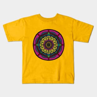 Mandala in bright colors Kids T-Shirt